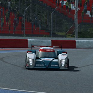 Rives spining in turn 1